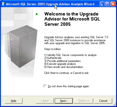 SQLServer2005UpgradeAdvisor 2