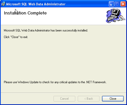 MicrosoftSQLWebDataAdministrator 6