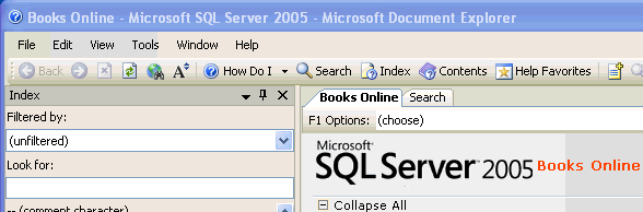 SQLServer2005BooksOnline RTM