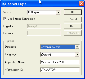 sql server login