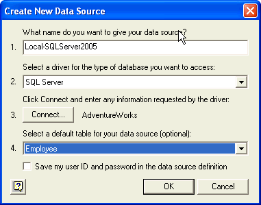 create data source
