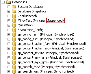 database status