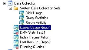 From SQL Server Management Studio we can see our newly created custom collection