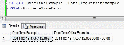 new date types provided with sql server 2008
