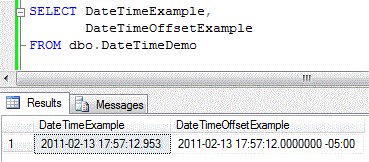 convert the datetime data types to the datetimeoffset data type in sql server 2008