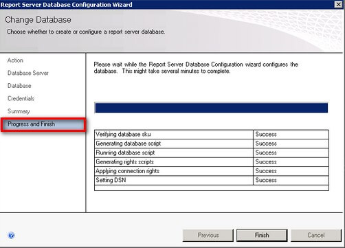 SQL Server 2008 R2 Reporting Services Installation Progress