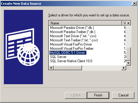 create new data source