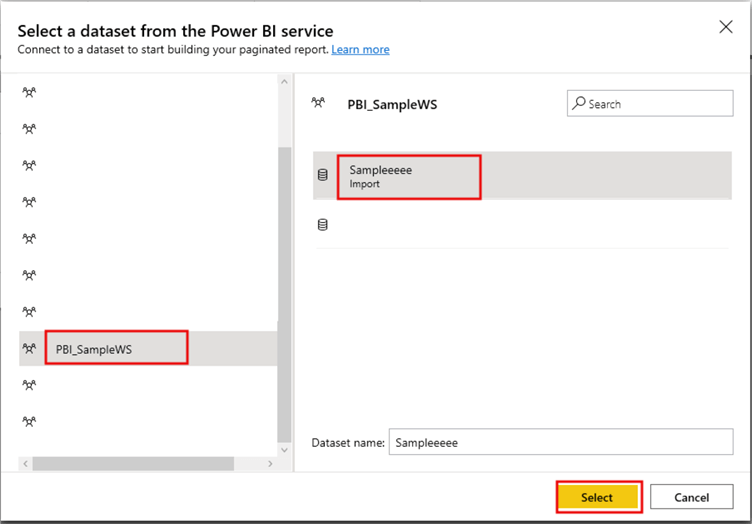 Power Bi Paginated Reports With Excel Source
