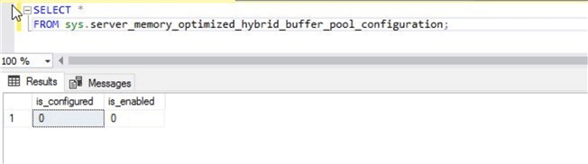 Hybrid Buffer Pool query results