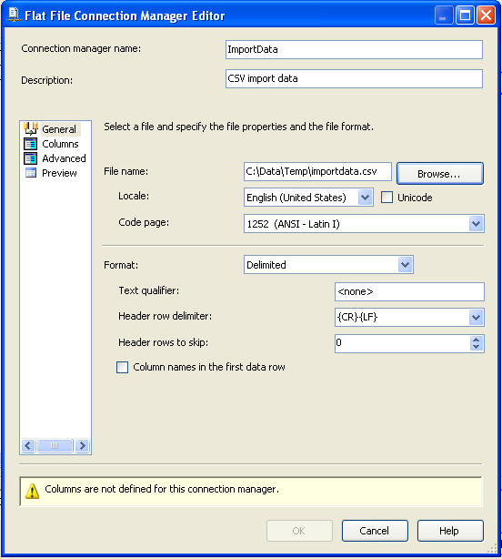 ssis connection manager