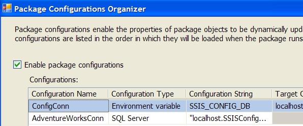 Review the Package Configuration