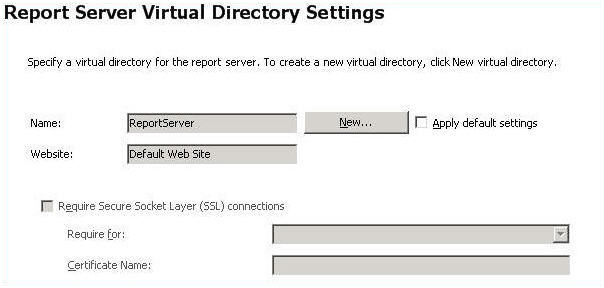 directory settings