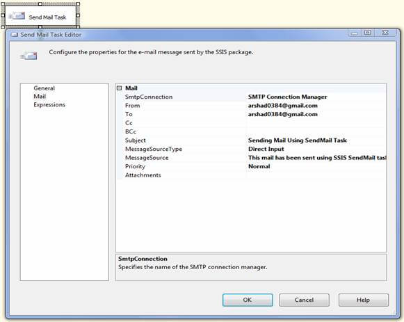 ssis send mail task