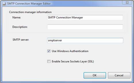 ssis smtp connection manager