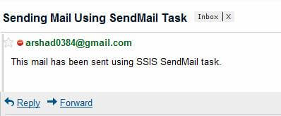 ssis send mail task