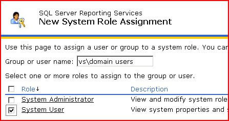 system role