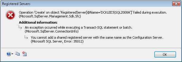 registered servers