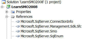 Getting hands on SMO   Managing SQL Server Programmatically img1