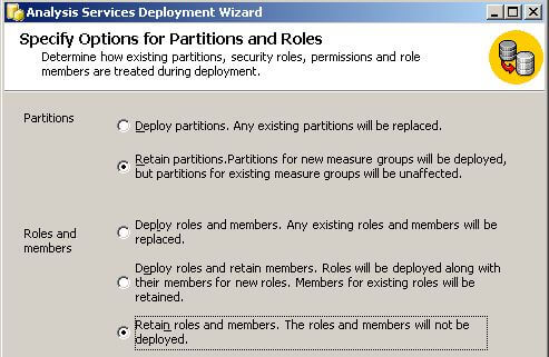 wizard partitions and roles