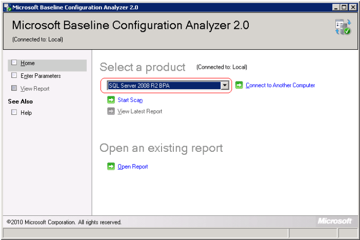 using Microsoft SQL Server 2008 R2 Best Practices Analyzer