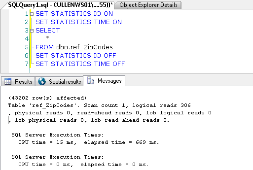 executing a query using the GML functions