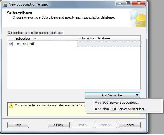 in ssma there is a option for non-sql server subscribers