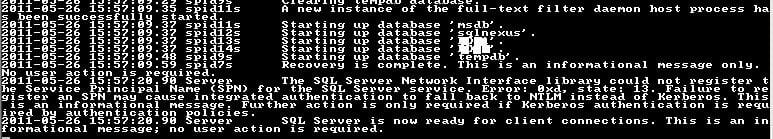 start sql server in single user mode