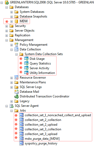 New MDW objects in SQL Server 2008