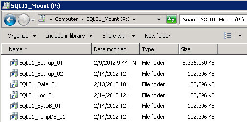 SQL Instance with Mount Point