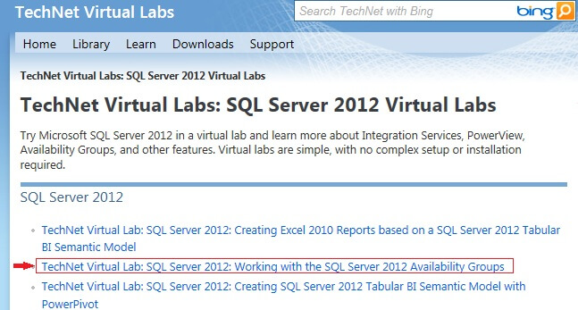 Virtual Labs 2012