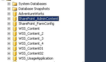 You can also confirm this by checking the list of databases from within SQL Server Management Studio. 