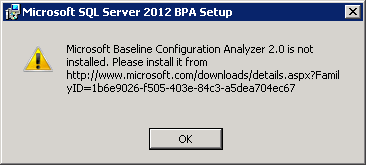 BPA Installation Error