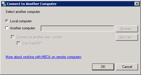 Connect to Another Computer