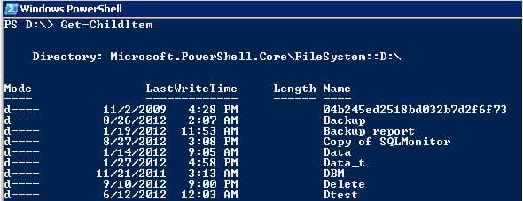 Image result for powershell check file size