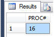run the following query we can see how many processors SQL Server is using
