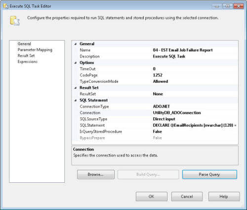 Once done, click OK to close script task, and then save the SSIS package