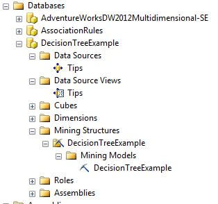 the Object Explorer window for Analysis Services in SQL Server Management Studio 