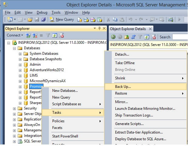 smøre Produktiv Om Simple Database Backup using SQL Server Management Studio