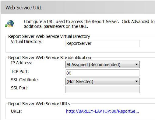 Web Service URL