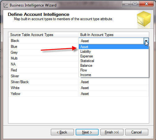 Account Type Selection
