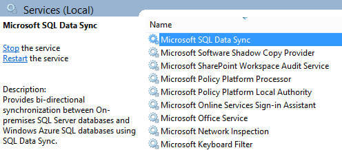Installing and Setting up a Microsoft SQL Data Sync Agent On-Premises