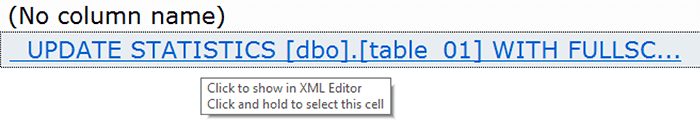 XML output