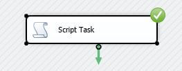Script Task Execution Window