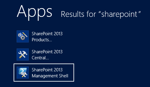 SharePoint Application Search