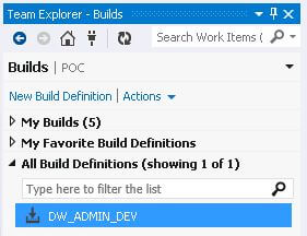 TFS Build Definitions