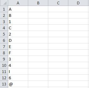 Excel Sample Data