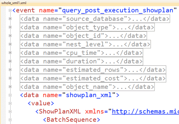 XML output