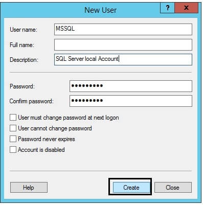 Create a New Windows User in Computer Management