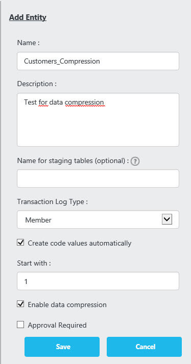 Create a new entity in Master Data Services