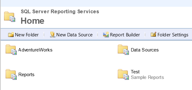 SQL Server Reporting Services Home Directory